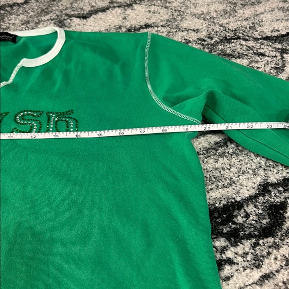 Irish Green Long Sleeve Women’s Top - Picture 5 of 5